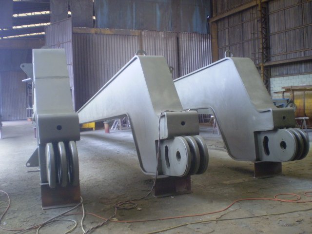 Rodas e trolleys de pórtico hidráulico TJC